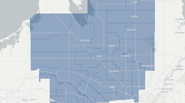 2019 Lakeside poll map