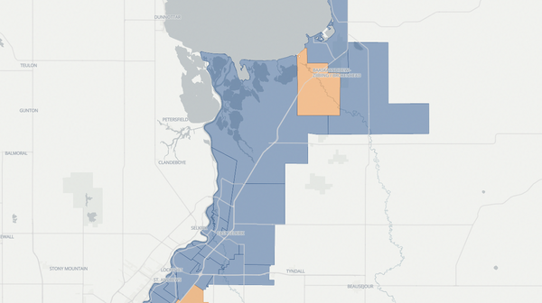2019 Red River North poll map