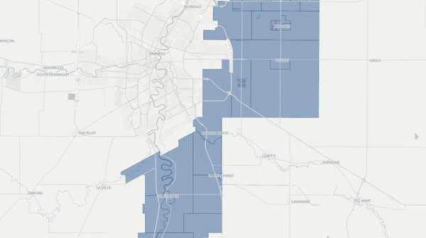 2019 Springfield-Ritchot poll map