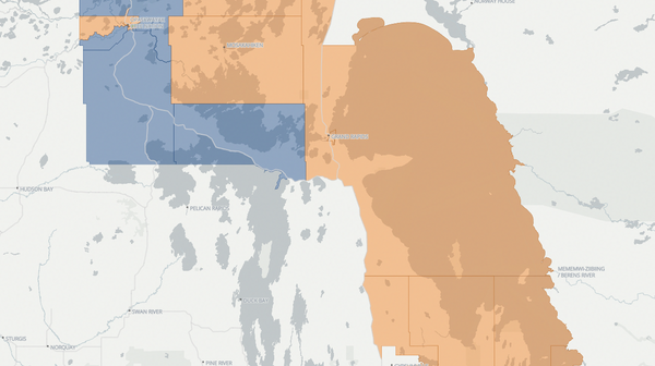 2019 The Pas-Kameesak poll map