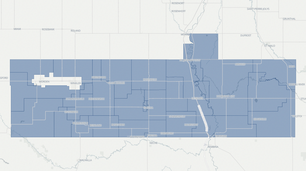 2023 Borderland poll map
