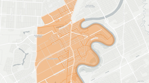 2023 Fort Garry poll map