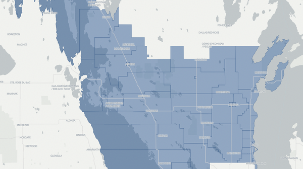 2023 Interlake-Gimli poll map