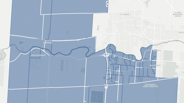 2023 Roblin poll map