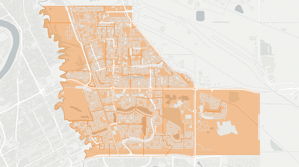 2023 Southdale poll map