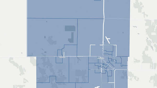 2023 Steinbach poll map