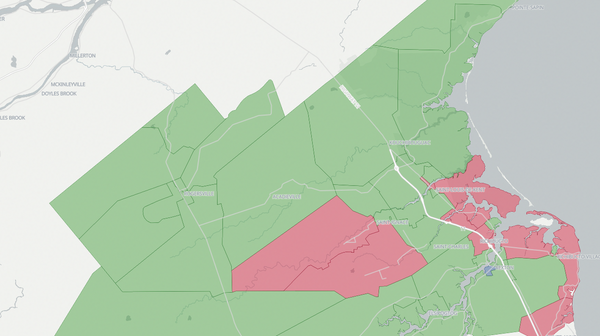 2018 Kent North poll map