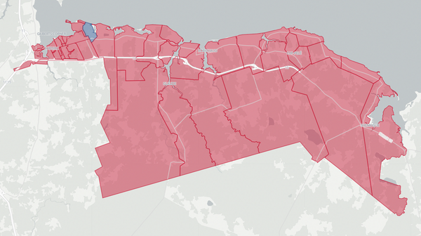 2018 Shediac-Beaubassin-Cap-Pelé poll map