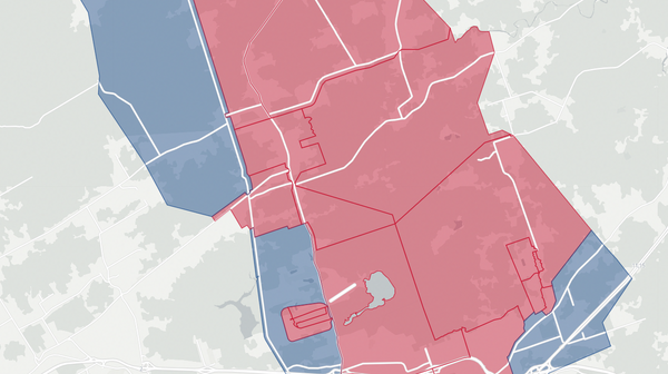 2018 Moncton East poll map