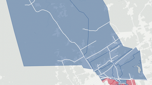 2018 Moncton Northwest poll map