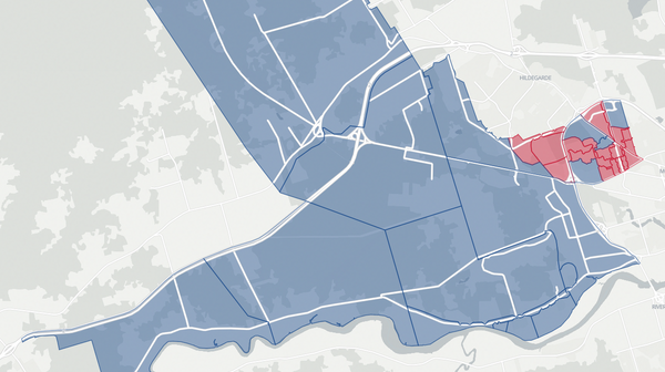 2018 Moncton Southwest poll map