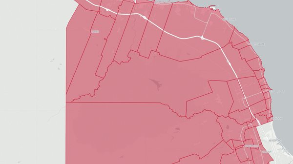 2018 Restigouche-Chaleur poll map