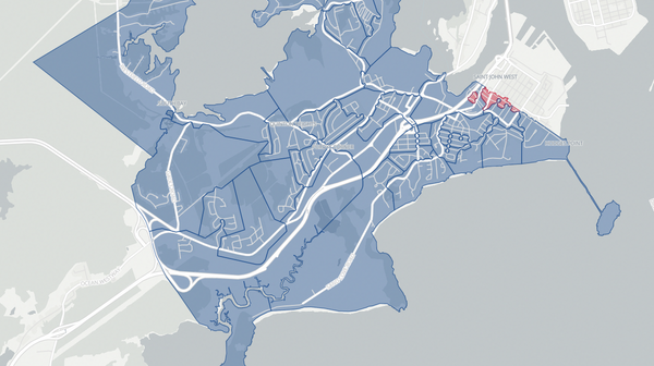2018 Saint John Lancaster poll map