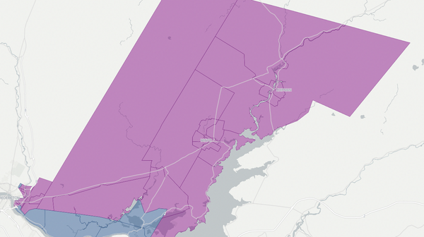 2018 Fredericton-Grand Lake poll map