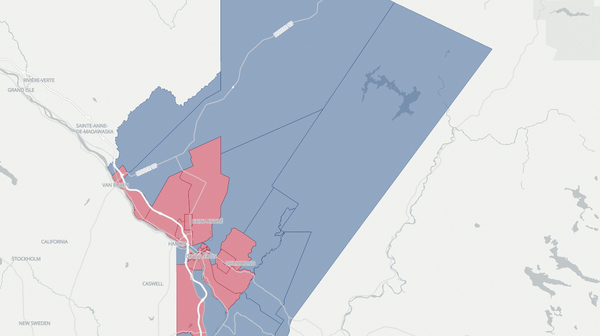 2018 Victoria-La Vallée poll map