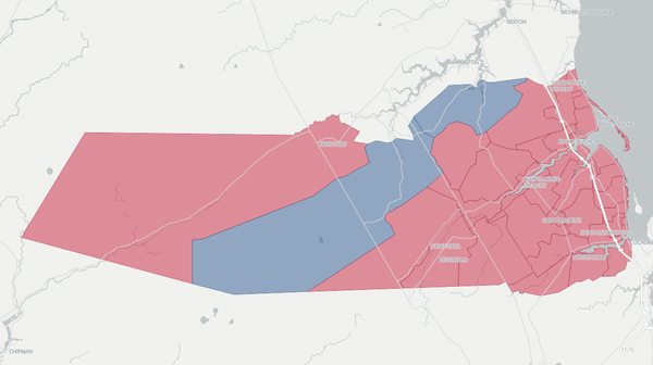 2020 Kent South poll map