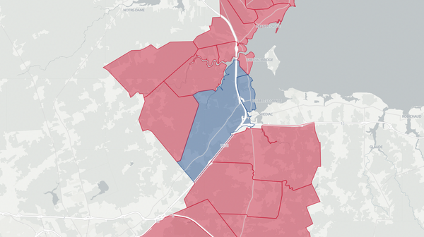 2020 Shediac Bay-Dieppe poll map