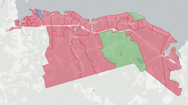 2020 Shediac-Beaubassin-Cap-Pelé poll map