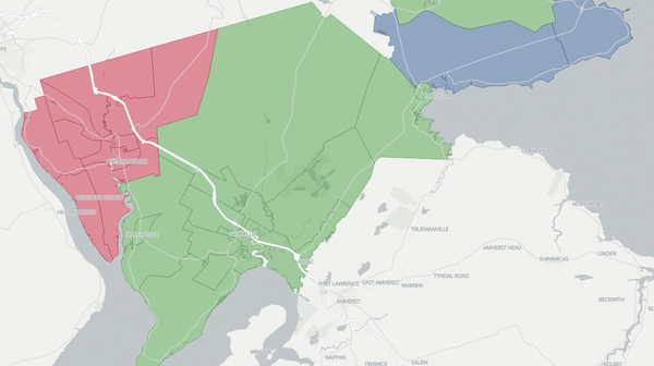 2020 Memramcook-Tantramar poll map