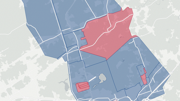 2020 Moncton East poll map
