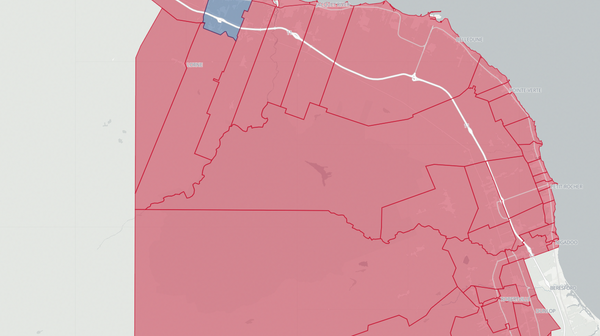 2020 Restigouche-Chaleur poll map