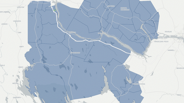 2020 Carleton-York poll map