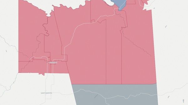 2024 Restigouche West poll map