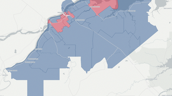 2024 Miramichi poll map
