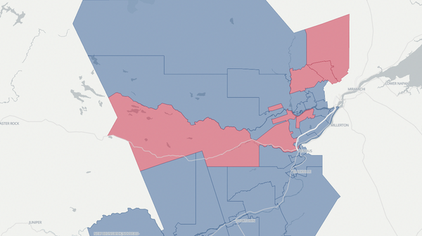2024 Southwest Miramichi-Bay du Vin poll map