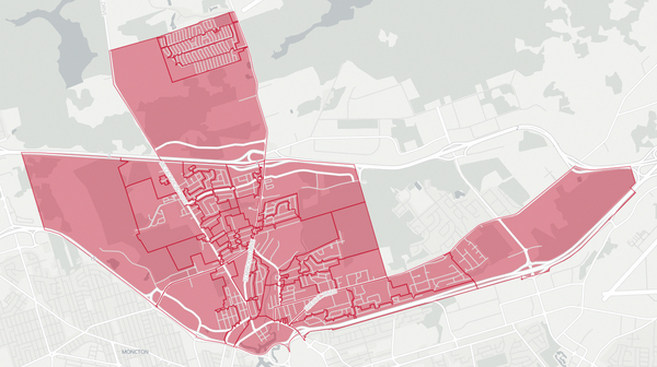 2024 Moncton East poll map