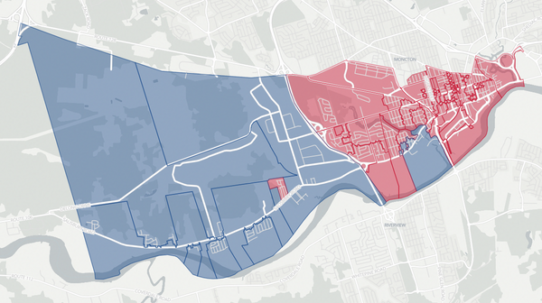 2024 Moncton South poll map