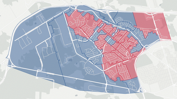 2024 Moncton Northwest poll map