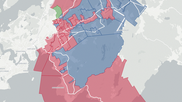 2024 Saint John East poll map