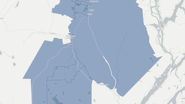 2024 Oromocto-Lincoln-Fredericton poll map