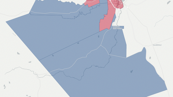 2024 Bathurst West-Beresford poll map
