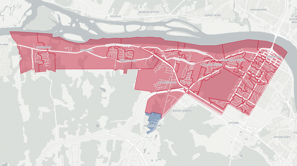 2024 Fredericton South poll map