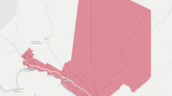 2024 Edmundston-Madawaska Centre poll map