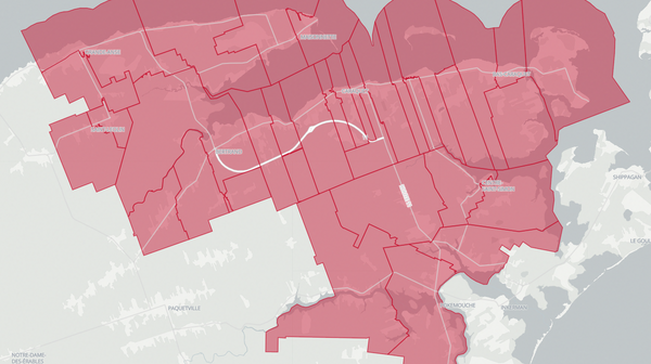 2024 Caraquet poll map