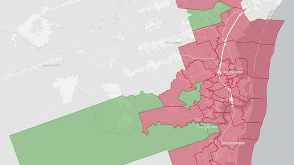 2024 Tracadie-Sheila poll map