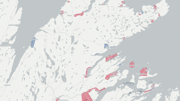 2019 Baie Verte - Green Bay poll map
