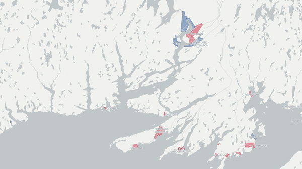 2019 Fortune Bay - Cape La Hune poll map