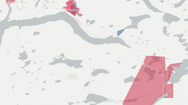 2019 Gander poll map