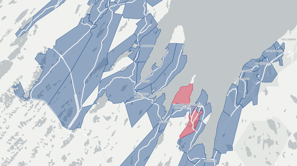 2019 Harbour Main poll map