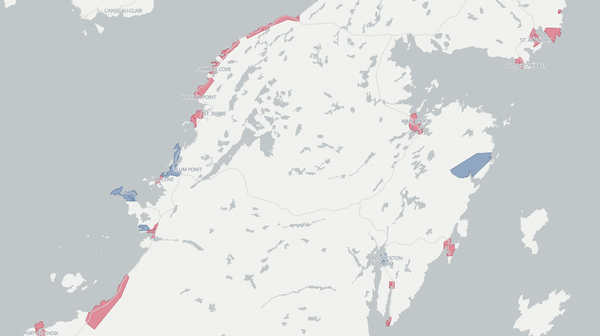 2019 St. Barbe - L'Anse aux Meadows poll map