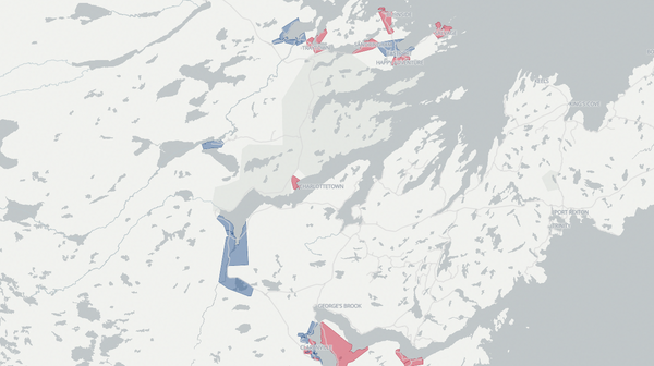 2019 Terra Nova poll map