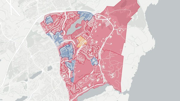 2019 Virginia Waters - Pleasantville poll map