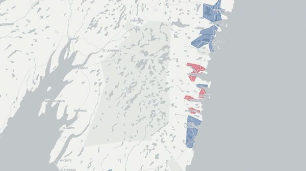 2025 Ferryland poll map