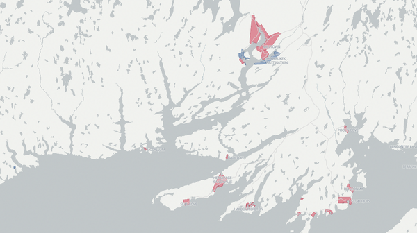 2025 Fortune Bay - Cape La Hune poll map