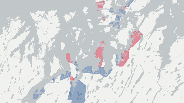 2025 Lewisporte - Twillingate poll map