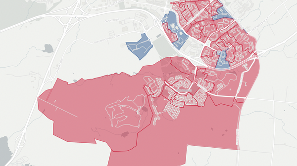 2025 Mount Pearl North poll map